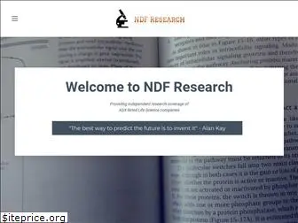 ndfresearch.com