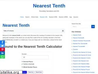 nearesttenth.com