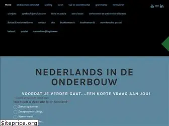 nederlandsindeonderbouw.nl
