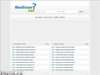 nedirsor.net