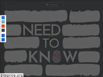needtoknowgame.com