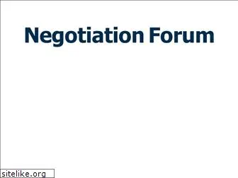 negotiationforum.com