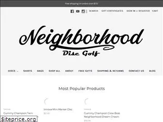 neighborhooddiscgolf.com