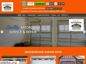 neighborhoodgaragedoor.com