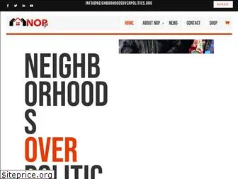 neighborhoodsoverpolitics.org
