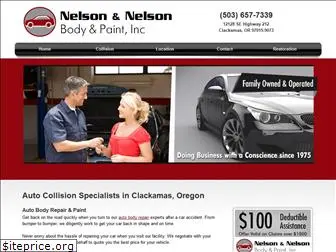 nelsonandnelsonautobody.com