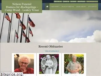 nelsonfuneralhomes.net