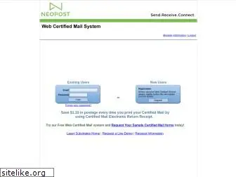 neopostcertifiedmail.com
