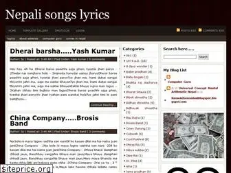 nepali-lyrics2.blogspot.com