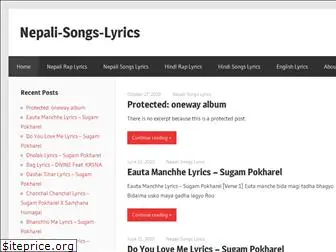 nepali-songs-lyrics.com