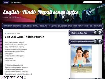 nepalisongs123lyrics.blogspot.com