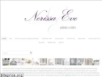 nerissaeveweddings.com