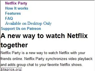 netflixparty.com