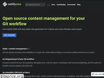 netlifycms.org