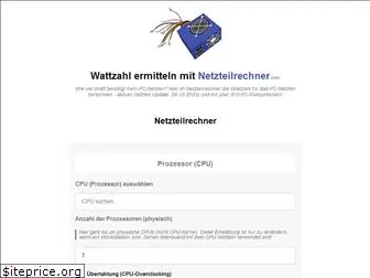 netzteilrechner.de