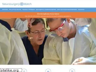 neurosurgerymatch.org