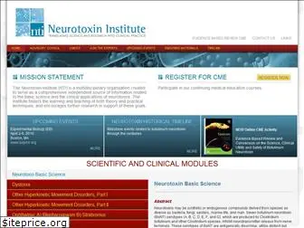 neurotoxininstitute.com