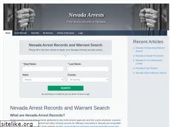 nevadaarrests.org