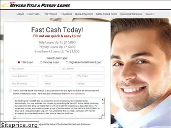 nevadatitleandpaydayloansinc.com