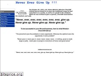 neverevergiveup.com