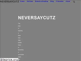 neversaycutzbarber.com