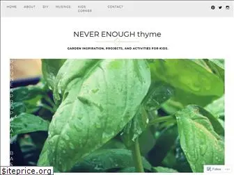neverthyme.com