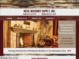 nevilmasonry.com