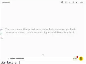 new.typing.works