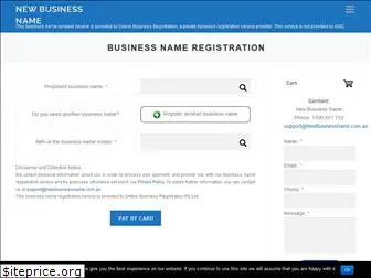 newbusinessname.com.au