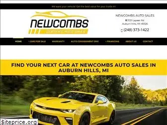 newcombsautosales.com