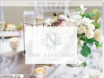 newcreationsflowers.com