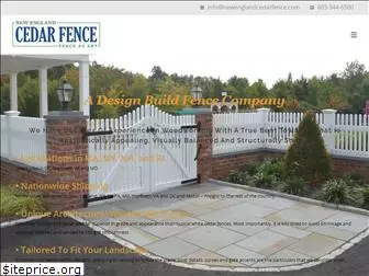 newenglandcedarfence.com