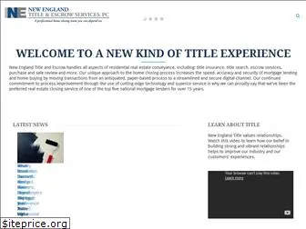 newenglandtitle.com