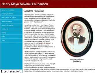 newhallfoundation.org