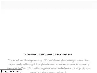 newhopebiblechurch.org