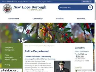 newhopepd.org