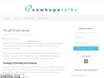 newhopetalks.com