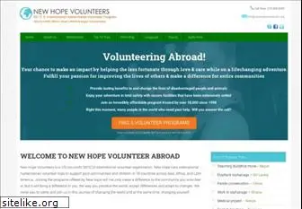 newhopevolunteers.org