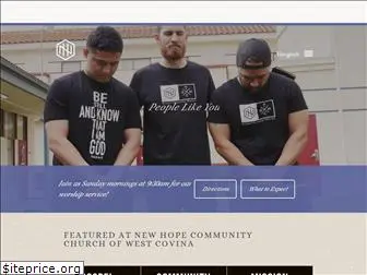 newhopewestcovina.org