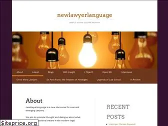 newlawyerlanguage.com