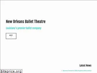 neworleansballettheatre.com