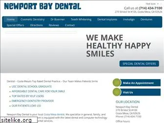 newportbaydental.com