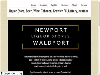 newportwaldportliquor.com