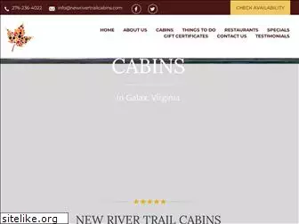 newrivertrailcabins.com