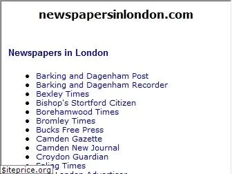 newspapersinlondon.com