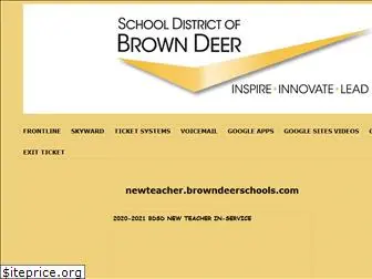 newteacher.browndeerschools.com