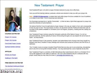 newtestamentprayer.org