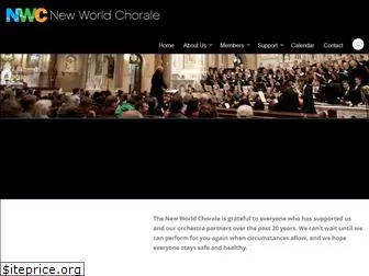 newworldchorale.org