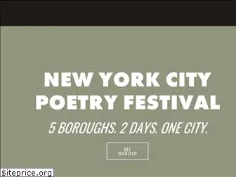 newyorkcitypoetryfestival.com
