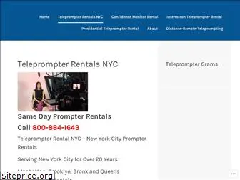 newyorkteleprompterrentals.com